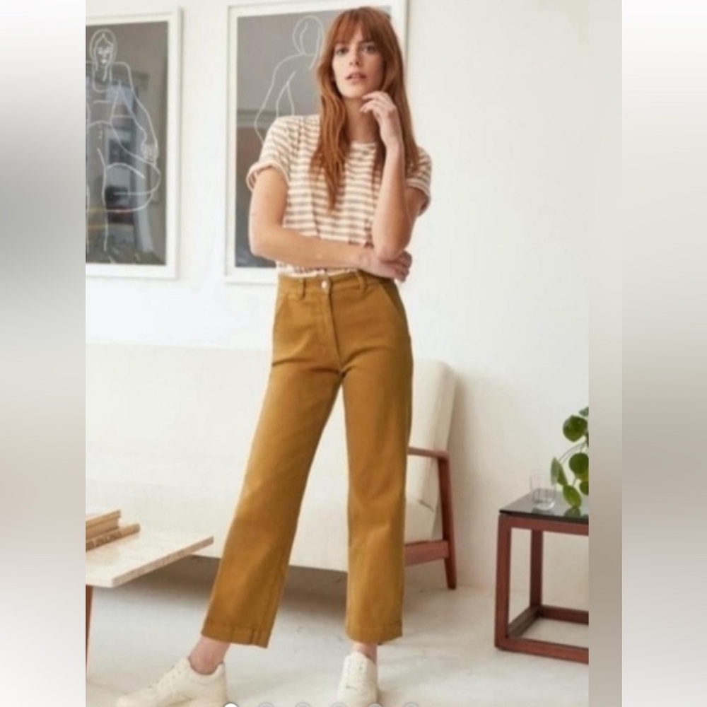 Everlane Women's Cropped Straight Leg Pant